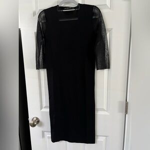 Zara Knit Black Dress